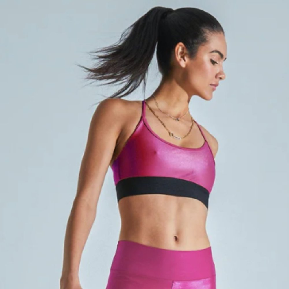 NWT! NOLI Liquid Studio Bra  - Magenta, Size S